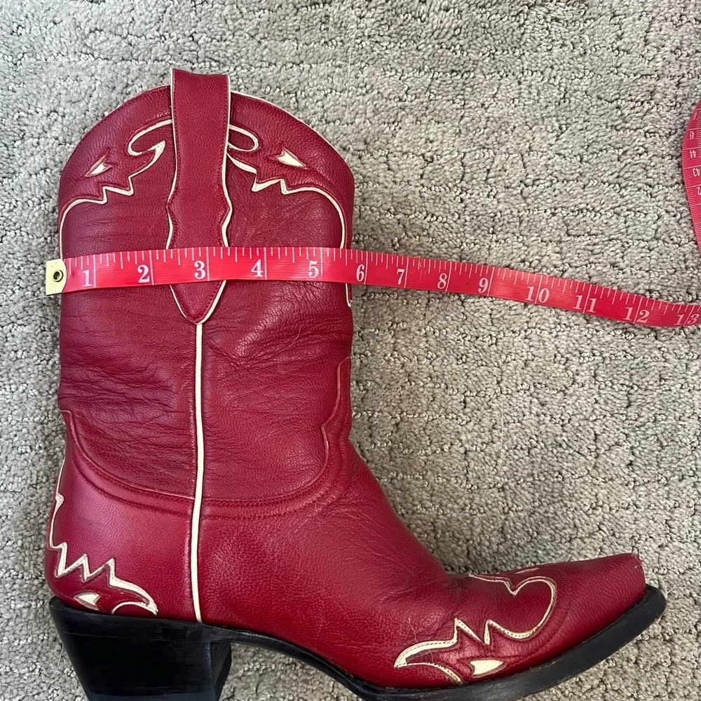 Old Gringo Vintage Red Boots, Women's size 7B - Picture 7 of 9